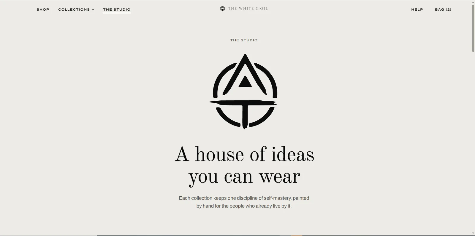 The White Sigil: The brand has a place of its own